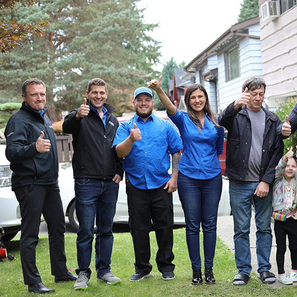 Centra Windows surprising family with windows in Surrey